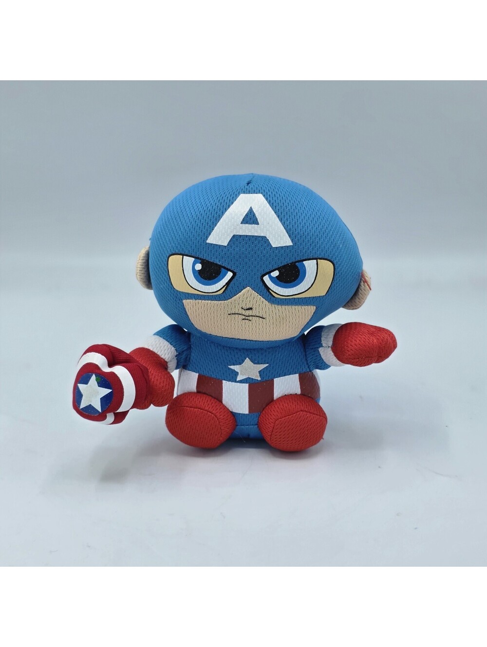 CAPTAIN AMERICA PLUSH MARVEL DISNEY AVENGERS. TY BEANIE BABIES 6”